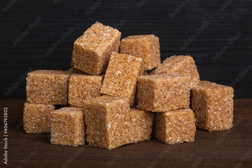 Lots of caster sugar cubes in a pile Lots of caster sugar cubes in a pile