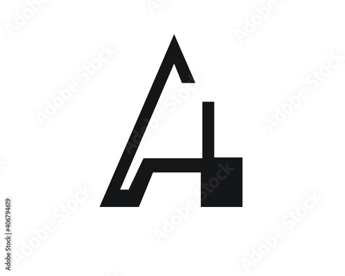 a and b initial logo designs and vreative logo designs