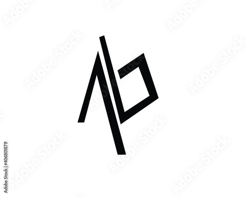 a and b initial logo designs and vreative logo designs