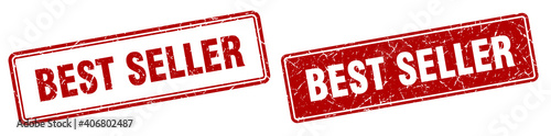 best seller stamp set. best seller square grunge sign