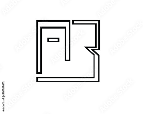 a and b initial logo designs and vreative logo designs