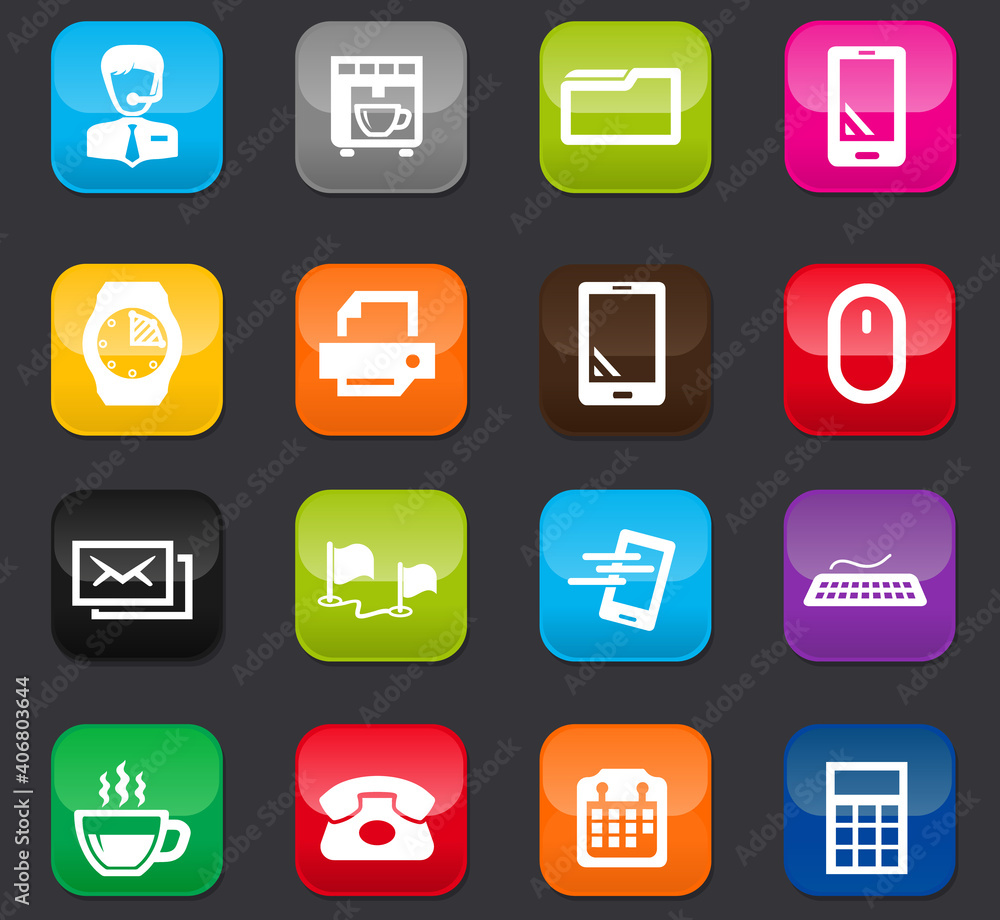 Office icons set