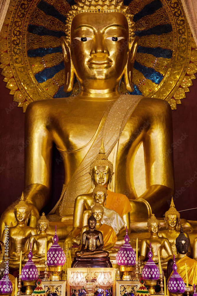 Phra Chao Thong Tip Buddha at Wat Phra Singh in Chiang Mai