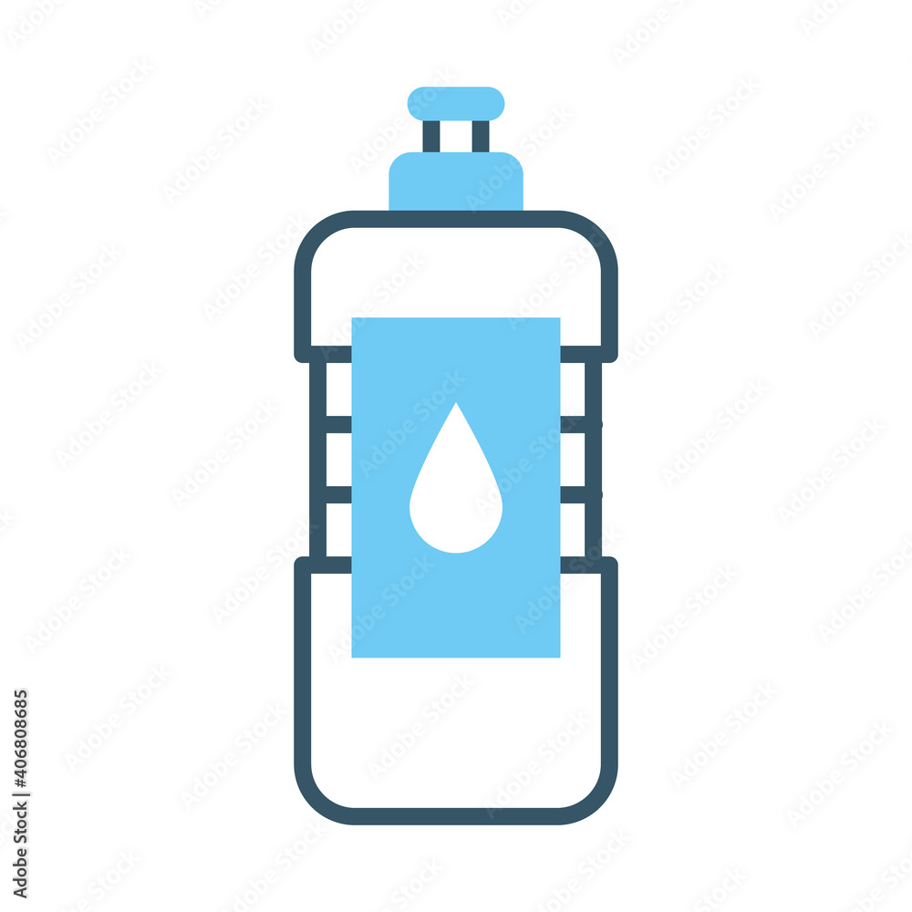water bottle icon, line style water bottle icon, line style