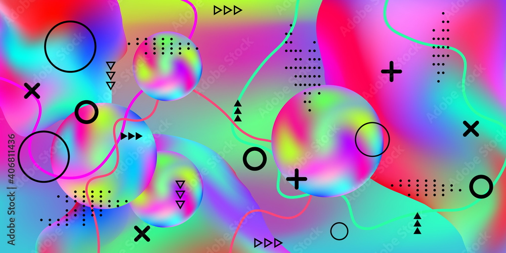 Fototapeta premium Modern design poster