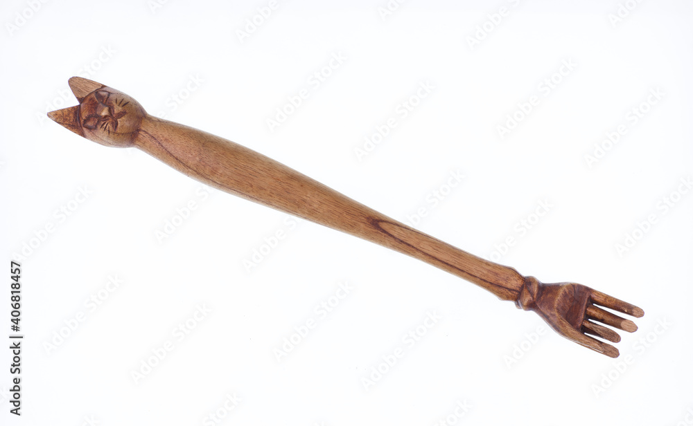Fototapeta premium magic wooden stick on white background