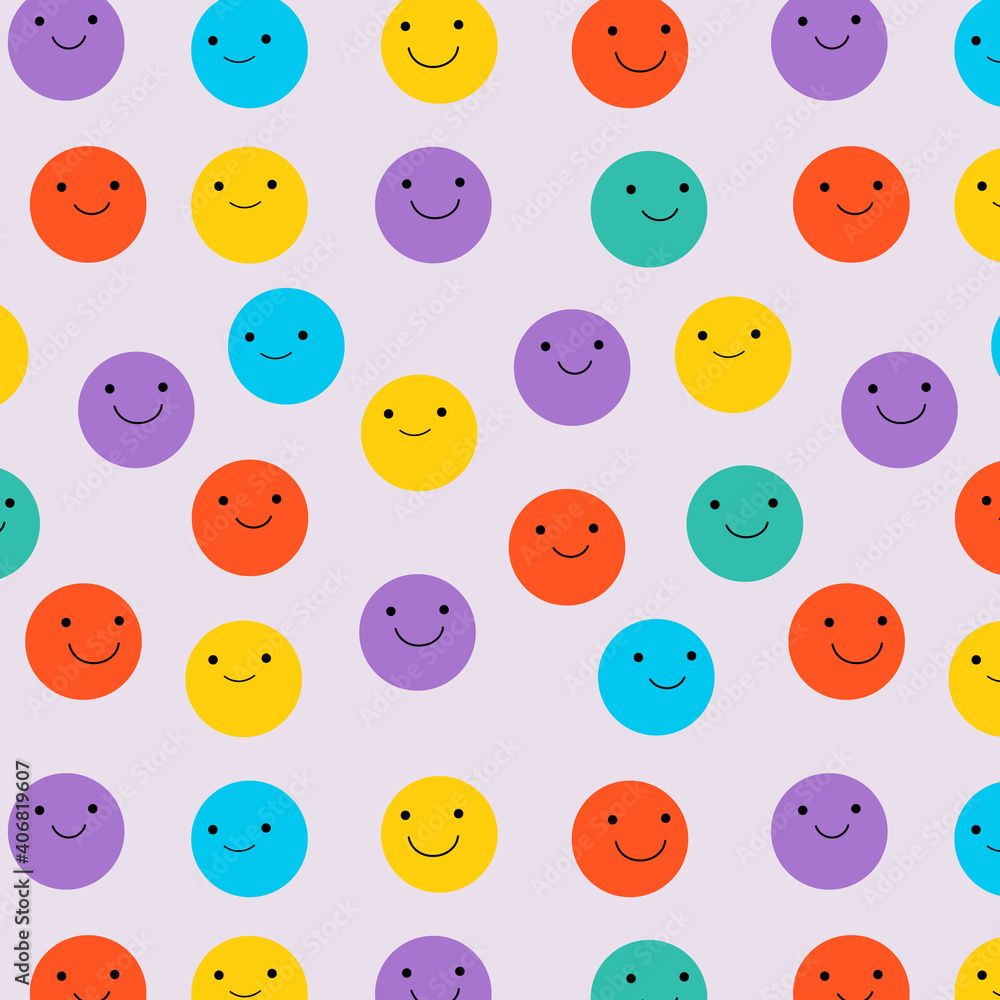 pattern with smiles pattern with smiles