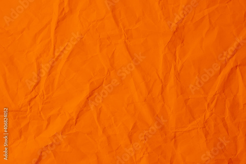 Wallpaper Mural Orange crumpled paper Torontodigital.ca