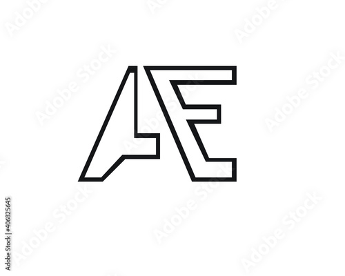 a and e creative logo designs and logo letters and initials 