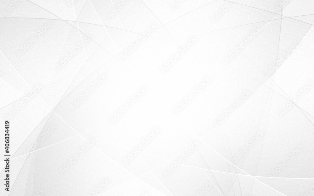 Obraz premium Abstract geometric white and gray curve line gradient texture background. with space for concept design Technology and modern.
