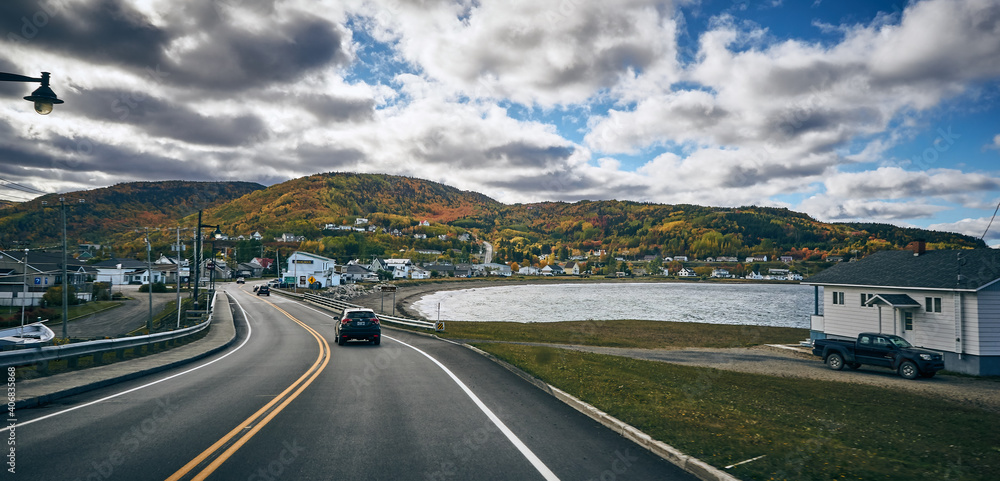 Fototapeta premium driving gaspe peninsula