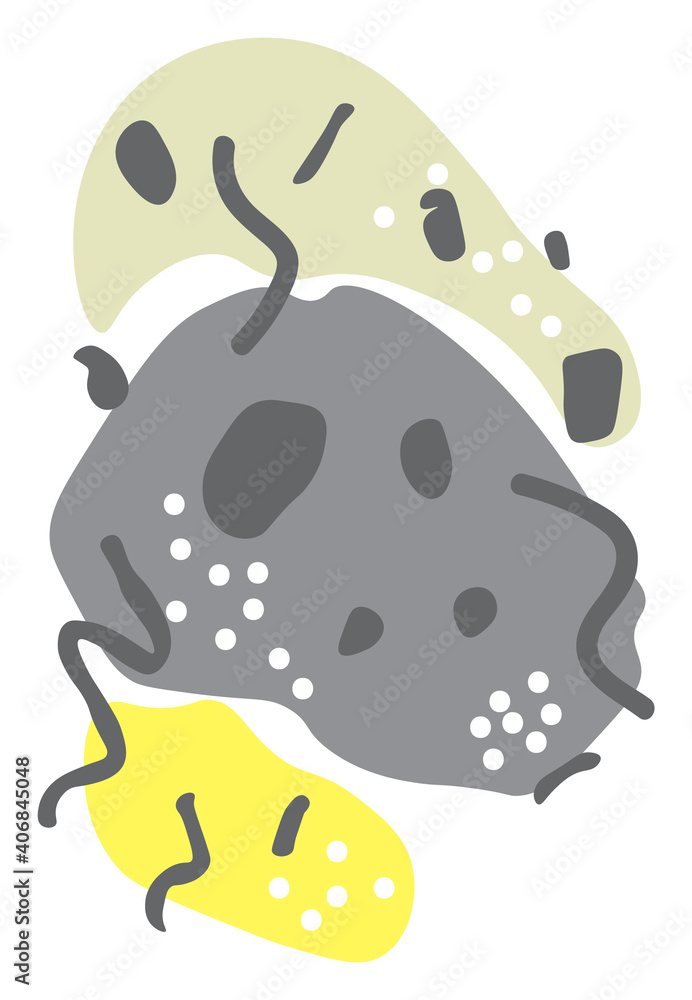 abstract shape with gray lines and dots, and white dots. abstract shape with gray lines and dots, and white dots.