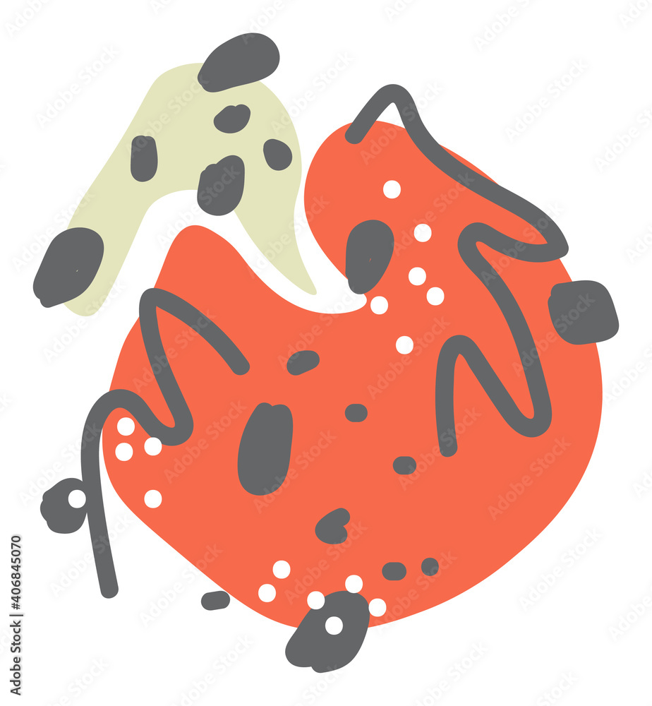 abstract shape with gray lines and dots, and white dots. abstract shape with gray lines and dots, and white dots.