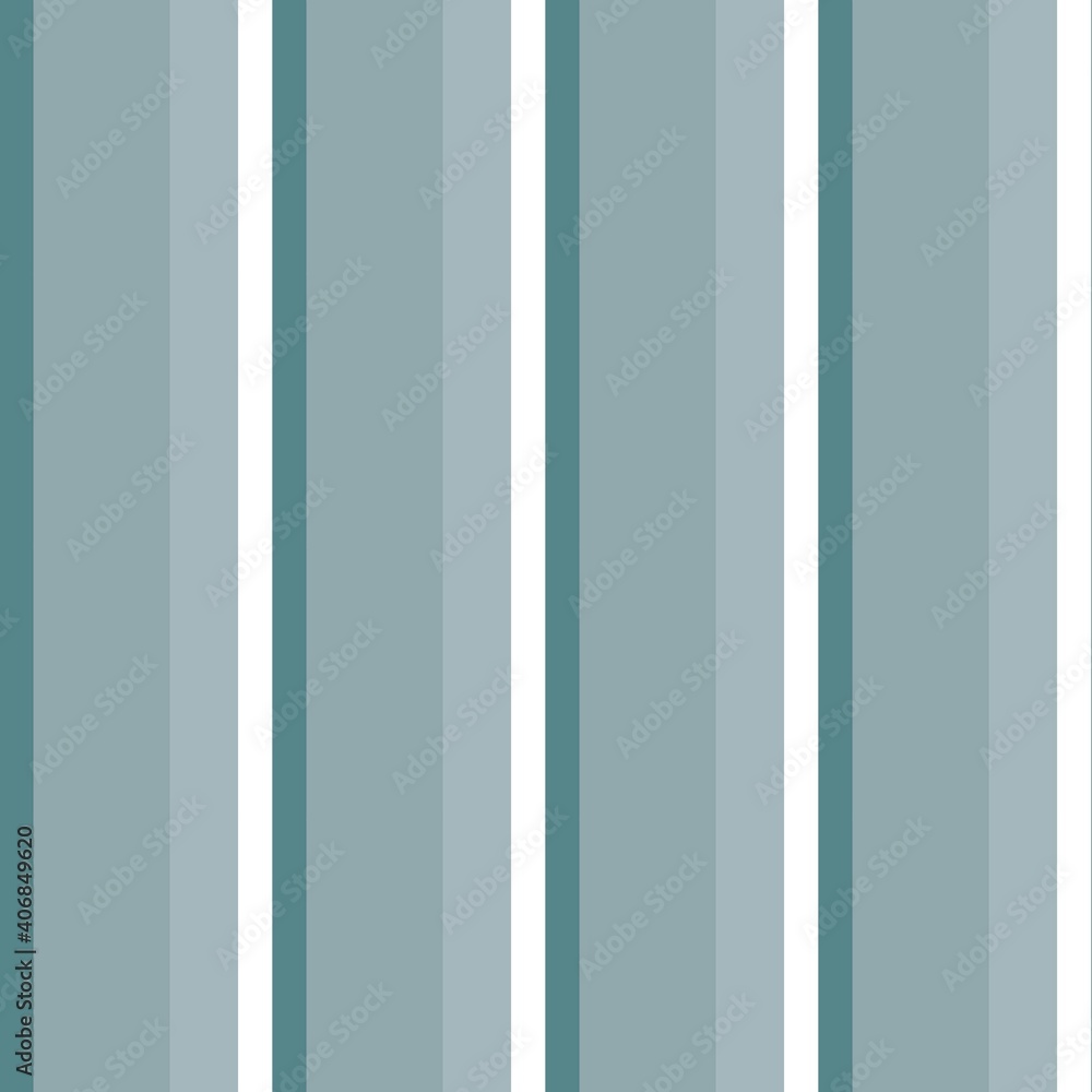 Teal shirt stripe patterned linen texture background. Summer coastal living style home decor fabric effect. Sea green wash grunge distressed blur material. Decorative stextile seamless pattern
