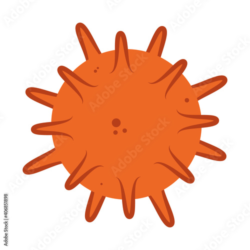 HIV disease icon, colorful design