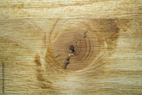 An old wooden table