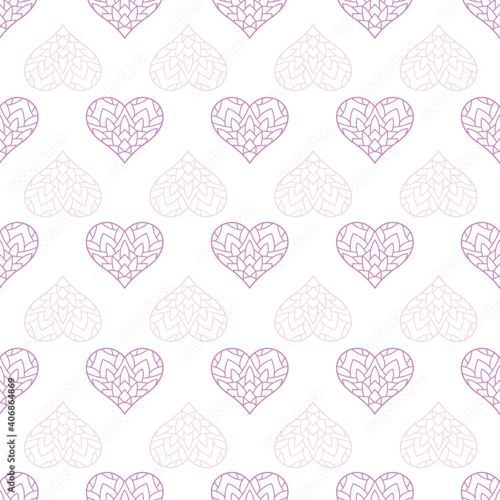 Romantic seamless pattern with heart shape on a white background.
Vector seamless background for Valentine's day, fabric fills, and scrapbook. Surface pattern design Romantic seamless pattern with heart shape on a white background.
Vector seamless background for Valentine's day, fabric fills, and scrapbook. Surface pattern design