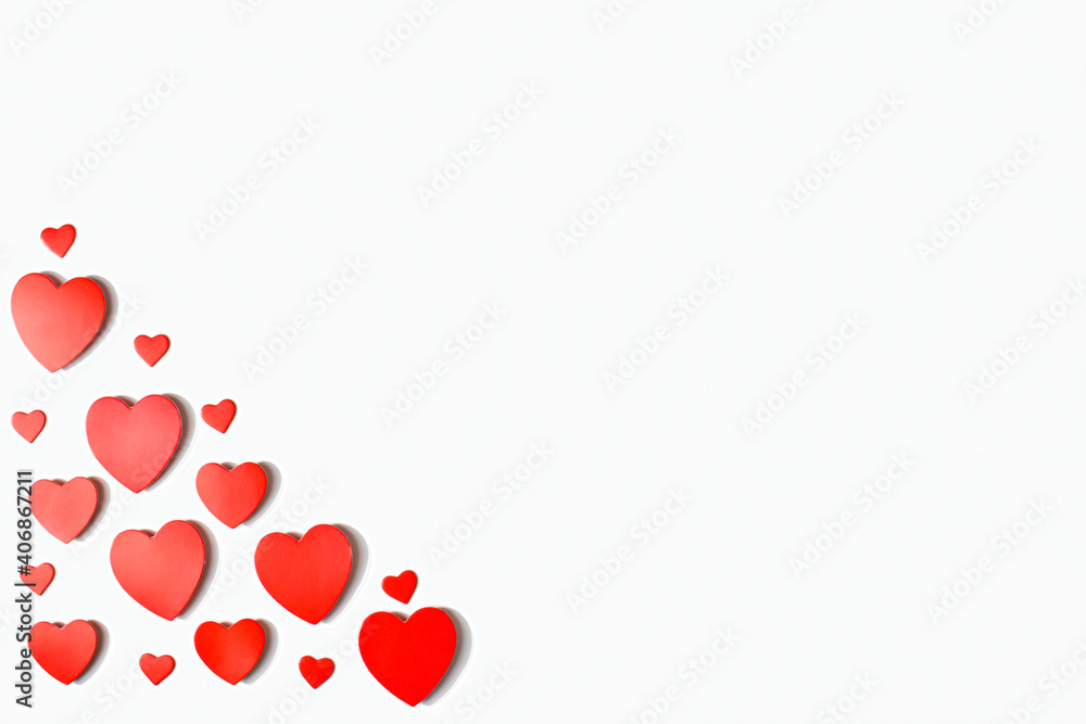 The Background Of Valentine's Day. Space for text. The Background Of Valentine's Day. Space for text.