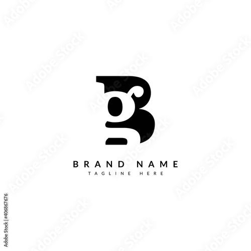 BG GB letter combination concept for company and business logo.