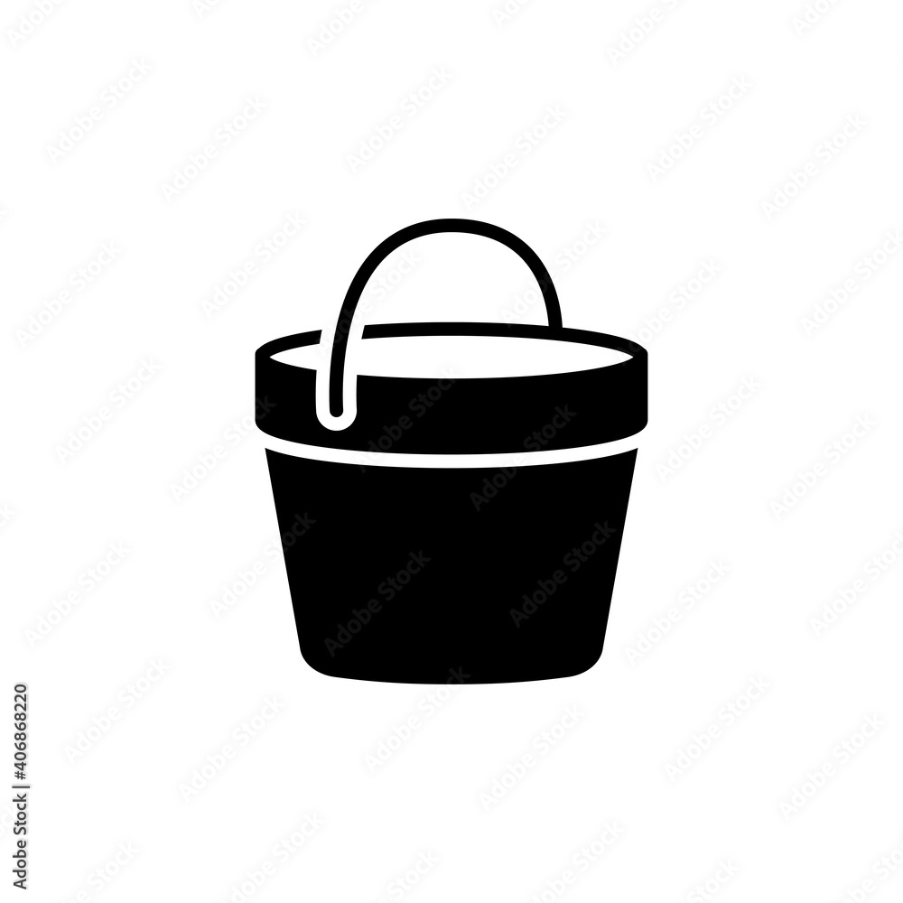 bucket icon vector design trendy bucket icon vector design trendy