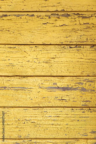 Wallpaper Mural old rough boards covered with cracked gold paint Torontodigital.ca