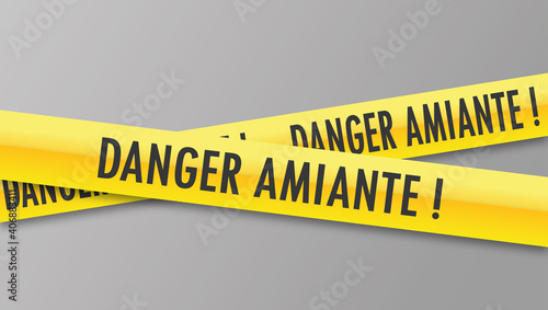 Logo danger amiante.