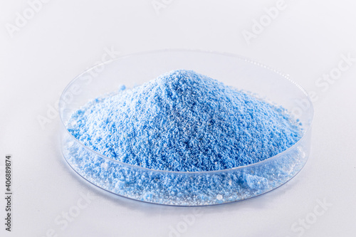cobalt oxide, blue pigment, used in the ceramic industry as an additive to create blue enamels in the chemical industry to produce cobalt salts