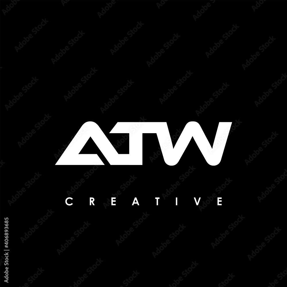 ATW Letter Initial Logo Design Template Vector Illustration	
