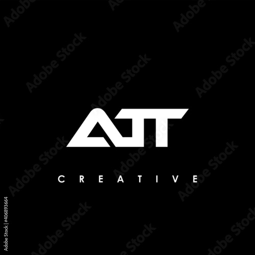 ATT Letter Initial Logo Design Template Vector Illustration 