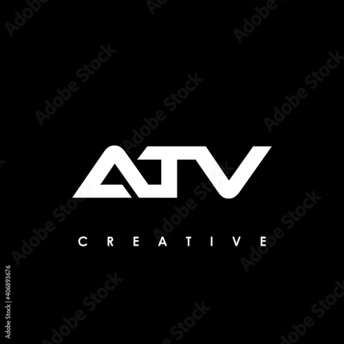 ATV Letter Initial Logo Design Template Vector Illustration	
