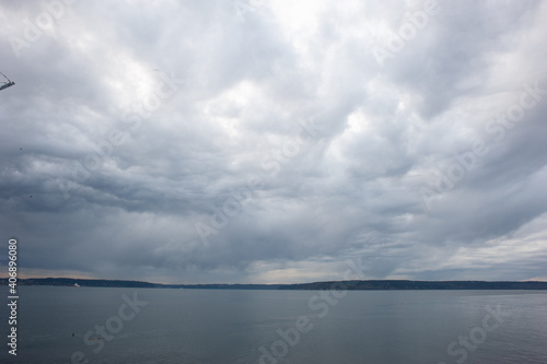 stormy clouds over the sea © CH Productions