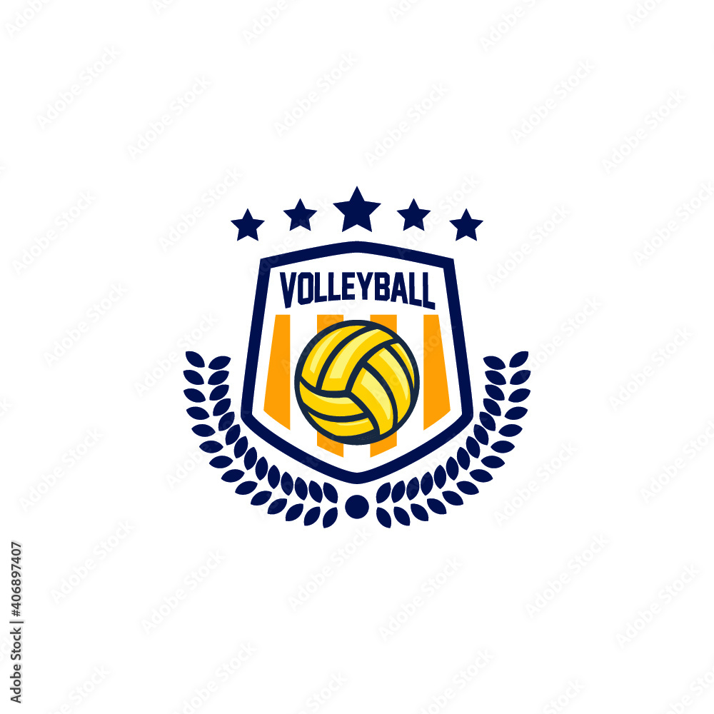 Sport Volleyball Logo. American style. Sport Volleyball Logo. American style.