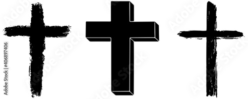 Christian Crosses set 
