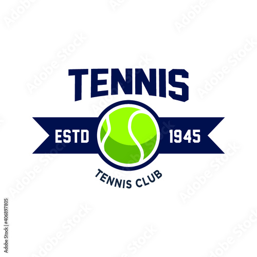 tennis Logo Design Template