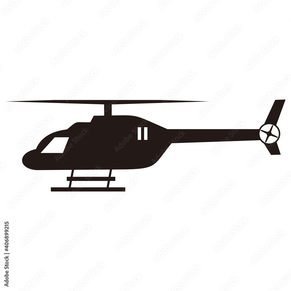 helicopter icon vector illustration sign