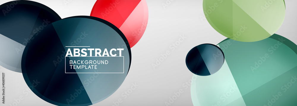 Abstract glossy round shapes vector background. Vector futuristic illustration for covers, banners, flyers and posters and other Abstract glossy round shapes vector background. Vector futuristic illustration for covers, banners, flyers and posters and other