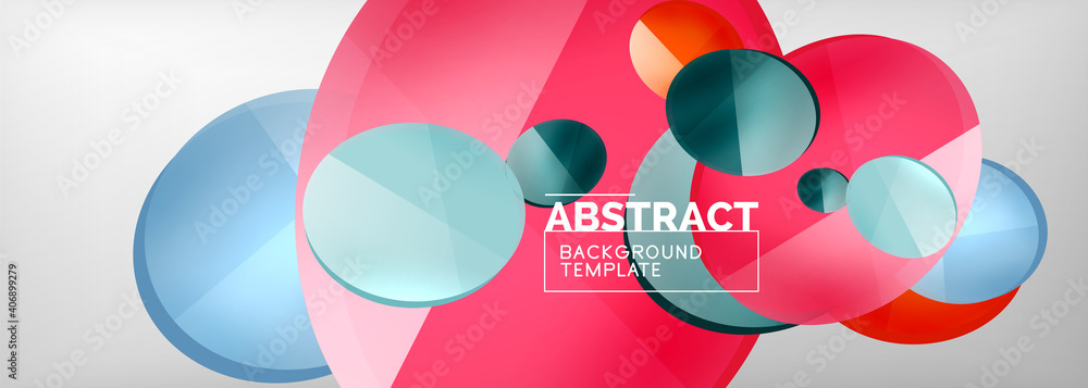 Abstract glossy round shapes vector background. Vector futuristic illustration for covers, banners, flyers and posters and other Abstract glossy round shapes vector background. Vector futuristic illustration for covers, banners, flyers and posters and other