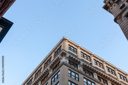 the facade of a building nyc new york