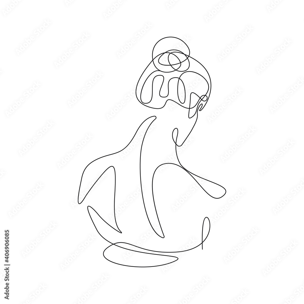 Woman Back Line Drawing. Abstract Minimal Female Figure Icon, Logo. Continuous One Line Woman Nude Illustration. Modern Trendy Contour Drawing. Vector EPS 10. Woman Back Line Drawing. Abstract Minimal Female Figure Icon, Logo. Continuous One Line Woman Nude Illustration. Modern Trendy Contour Drawing. Vector EPS 10.