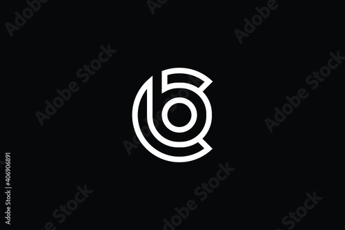 CB logo letter design on luxury background. BC logo monogram initials letter concept. CB icon logo design. BC elegant and Professional letter icon design on black background. B C CB BC
