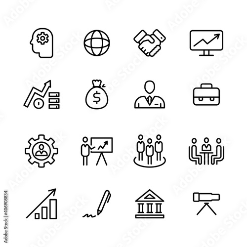 simple icon business corporate