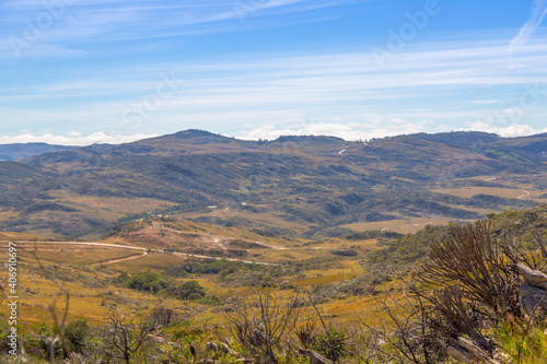 Landscape of the Serra do Cipo Nationalpark in Minas Gerais  Brazil. 
