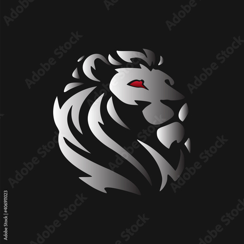 Wallpaper Mural Lion abstract logo design template Torontodigital.ca