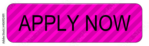 Apply now Button on white background - illustration