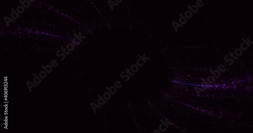 3D rendering abstract colorful fractal light background
