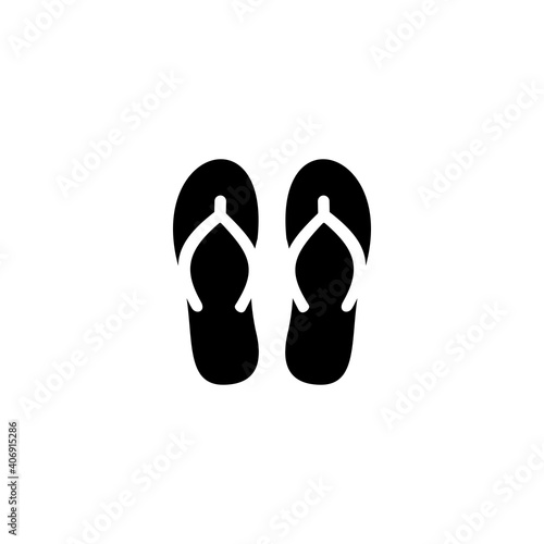 slippers icon vector sign symbol