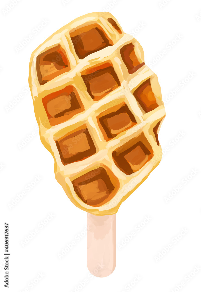 流行 トレンドグルメ クロッフル クロワッサンワッフル 棒付きプレーン 韓国スイーツ Stock イラスト Adobe Stock 流行 トレンドグルメ クロッフル クロワッサンワッフル 棒付きプレーン 韓国スイーツ Stock イラスト Adobe Stock