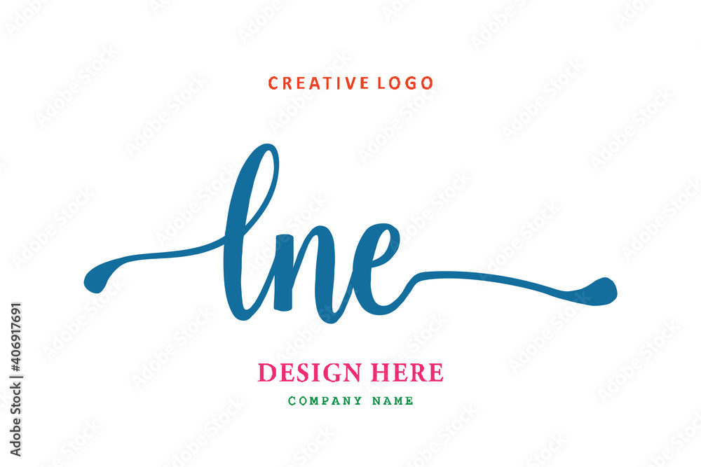 LNE lettering logo is simple, easy to understand and authoritative LNE lettering logo is simple, easy to understand and authoritative