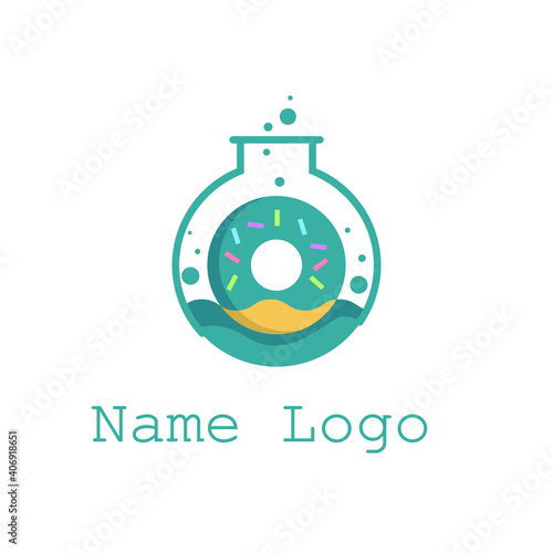 Design logo for you business, company donut lab