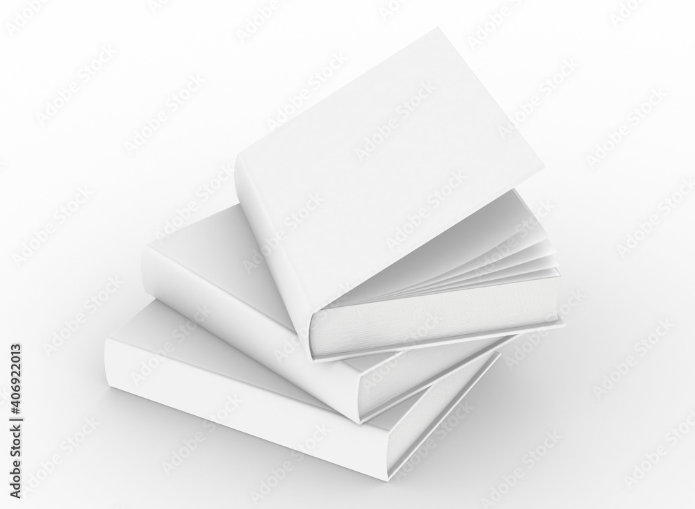 template empty hardcover book mockup set , 3d rendering template empty hardcover book mockup set , 3d rendering
